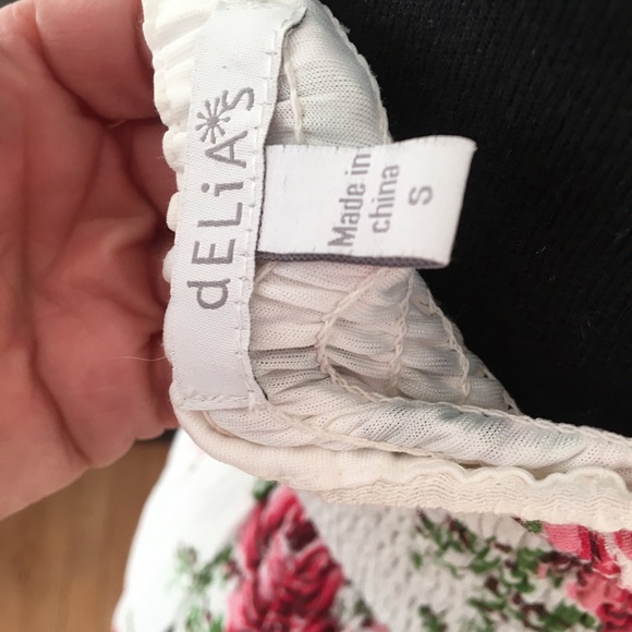 Preowned Delia’s small white strapless dress - Picture 3 of 7